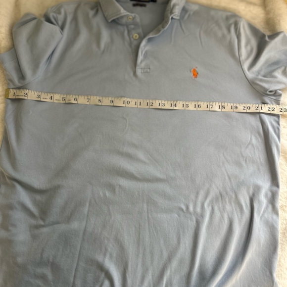 Ralph Lauren Men's Sky Blue Polo Shirt - Picture 8 of 9
